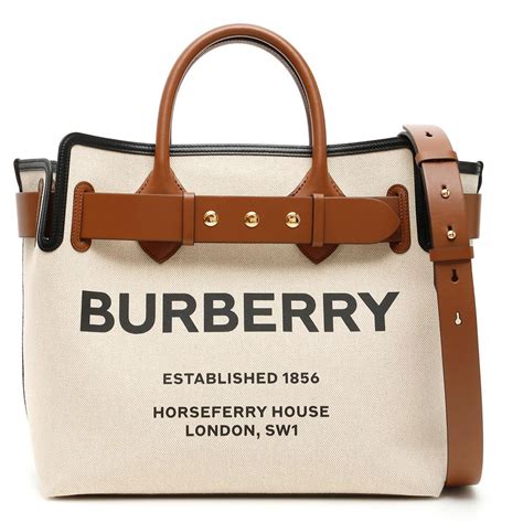 burberry soft leather belt bag|Burberry beige tote bag original.